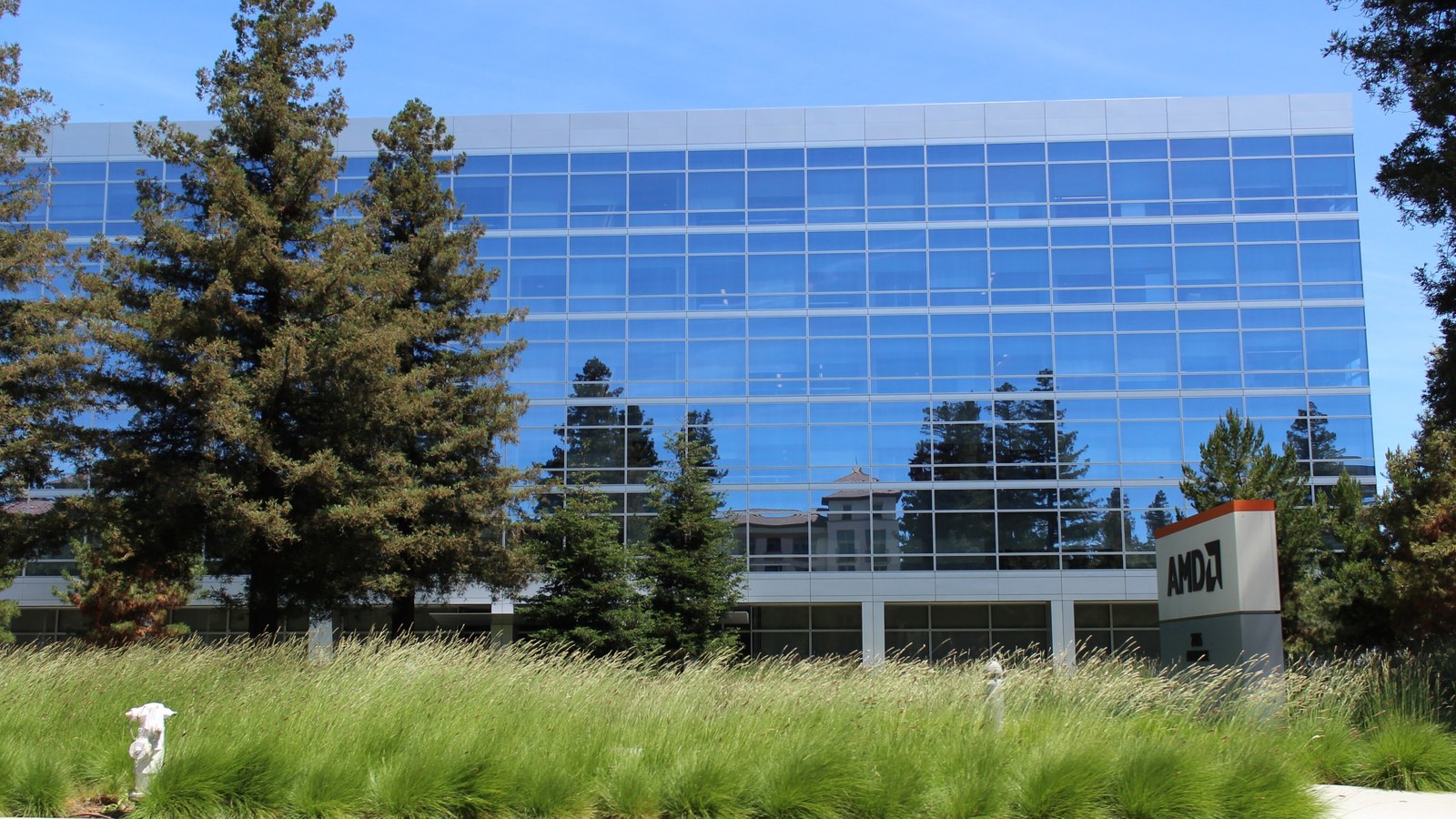 The office building at 2485 Augustine Drive in Santa Clara, California, which the company gives as its principal executive offices, photographed from the roadside on a clear day with the company's sign at the corner of the entrance. An illustrative photograph, not taken in connection with these board changes.