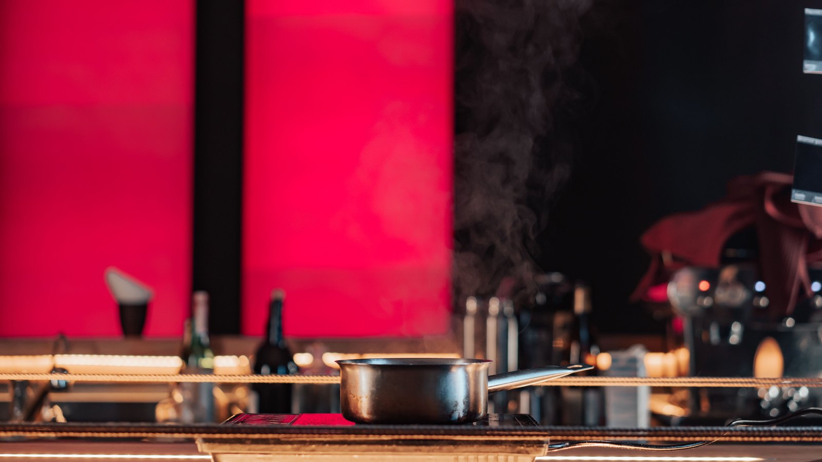 A pot of water steaming on a stove, not a photograph of these advisories.