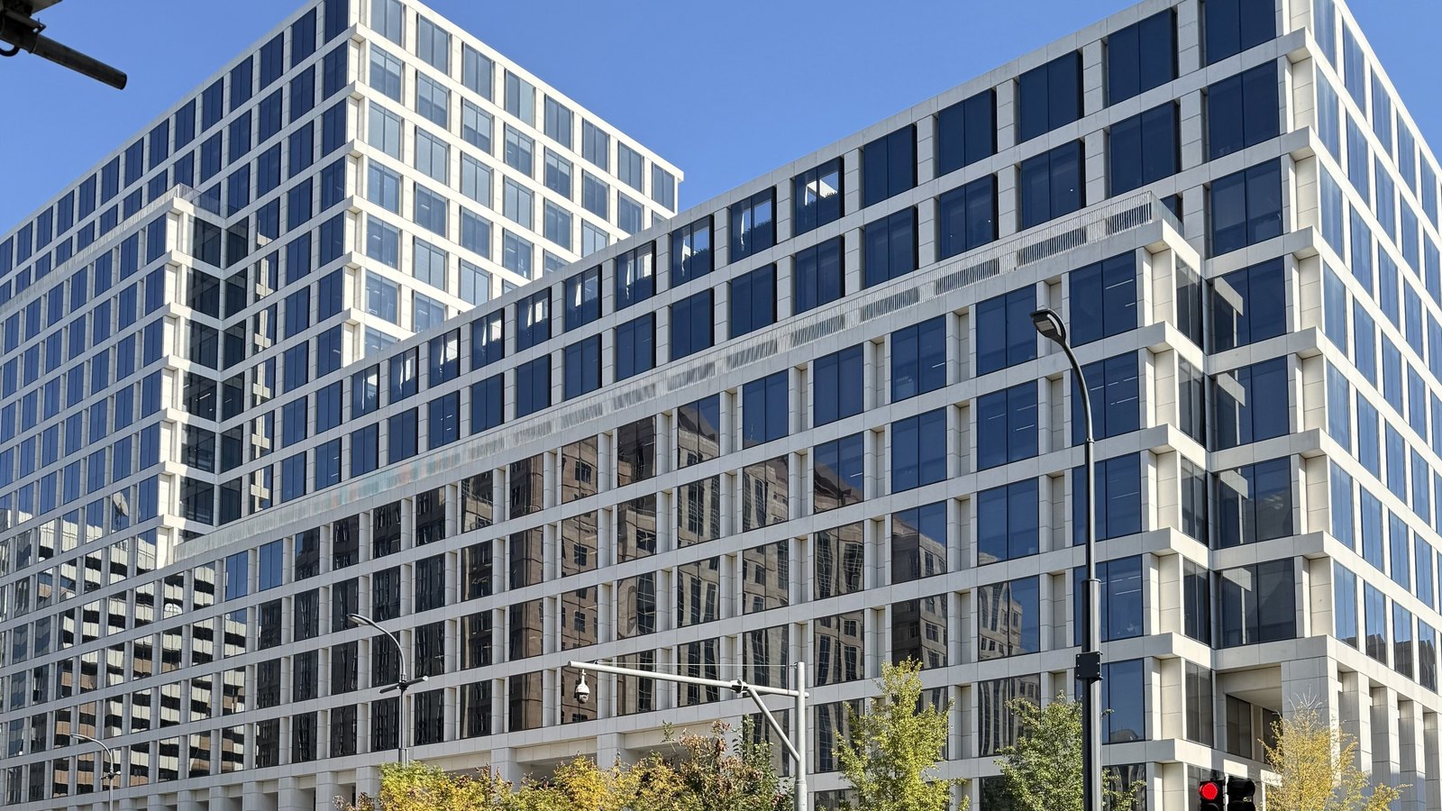 The new headquarters of the People's Bank of China in Beijing.