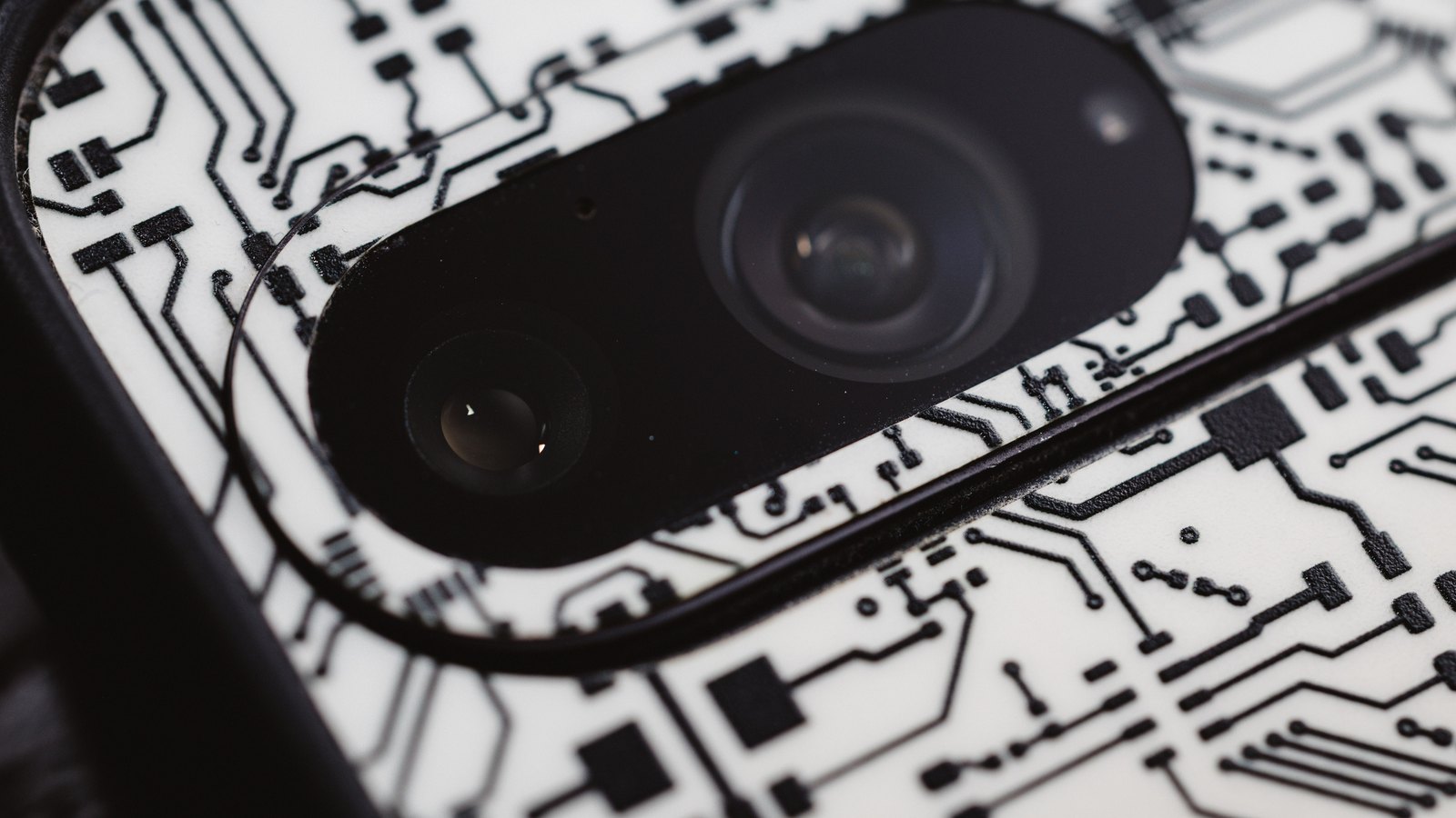 A photograph illustrating microchip closeup.