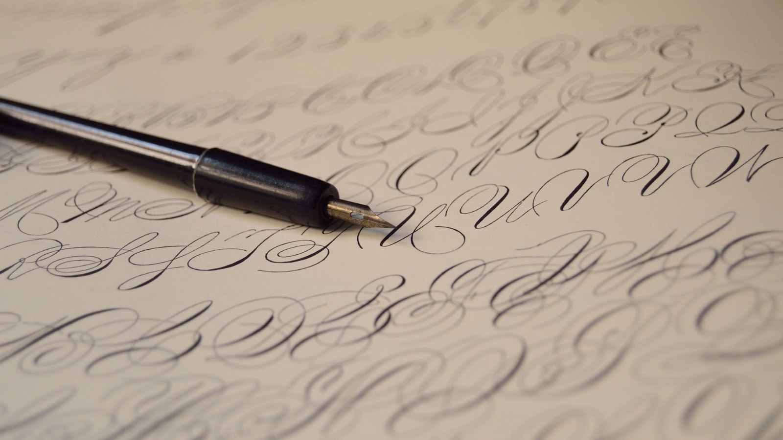 A photograph illustrating fountain pen nib macro.