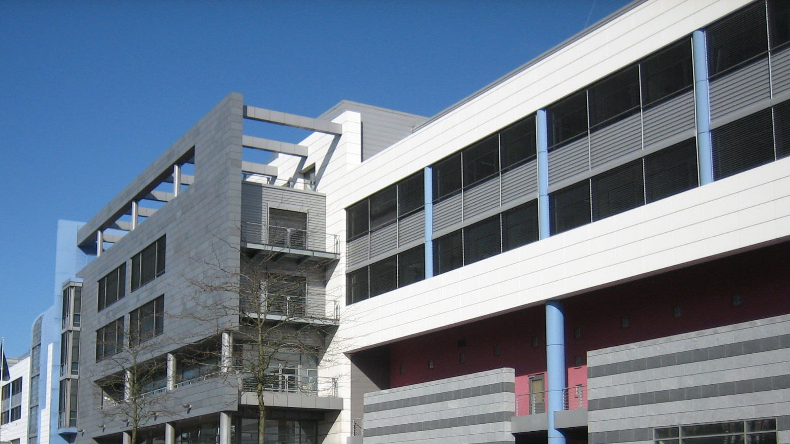 The upper floors of the Joseph Bech building, Eurostat headquarters in Luxembourg.