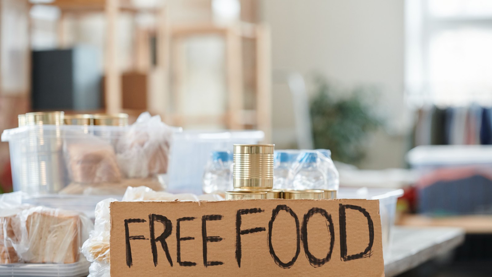 A photograph illustrating donation collection box.