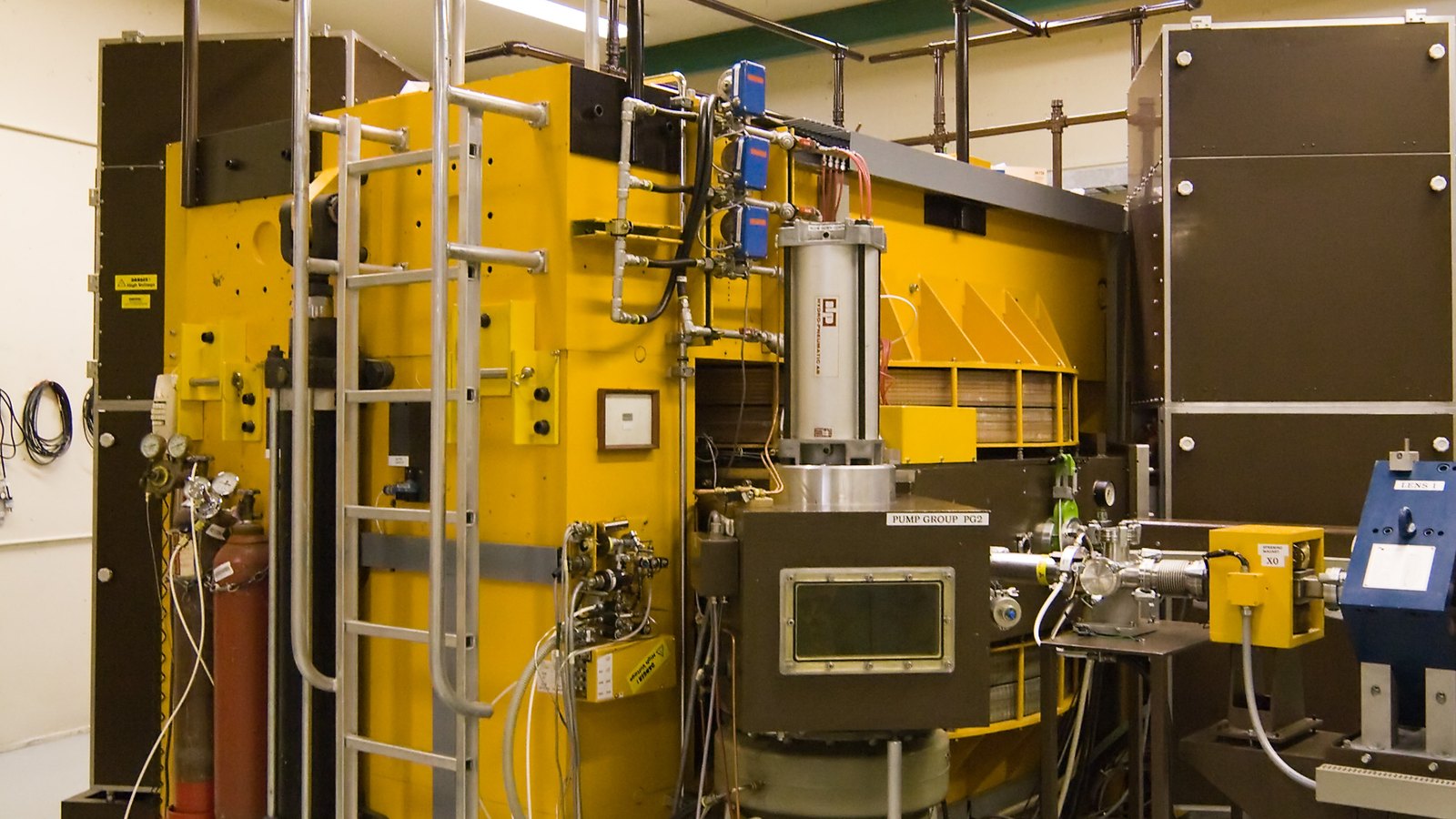 A cyclotron used for particle acceleration at the University of Washington.