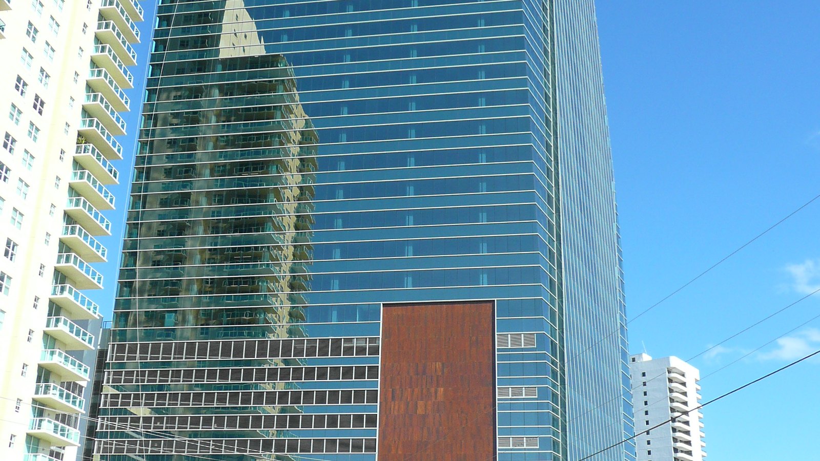 The 1450 Brickell office tower in Miami, headquarters of H.I.G. Capital.
