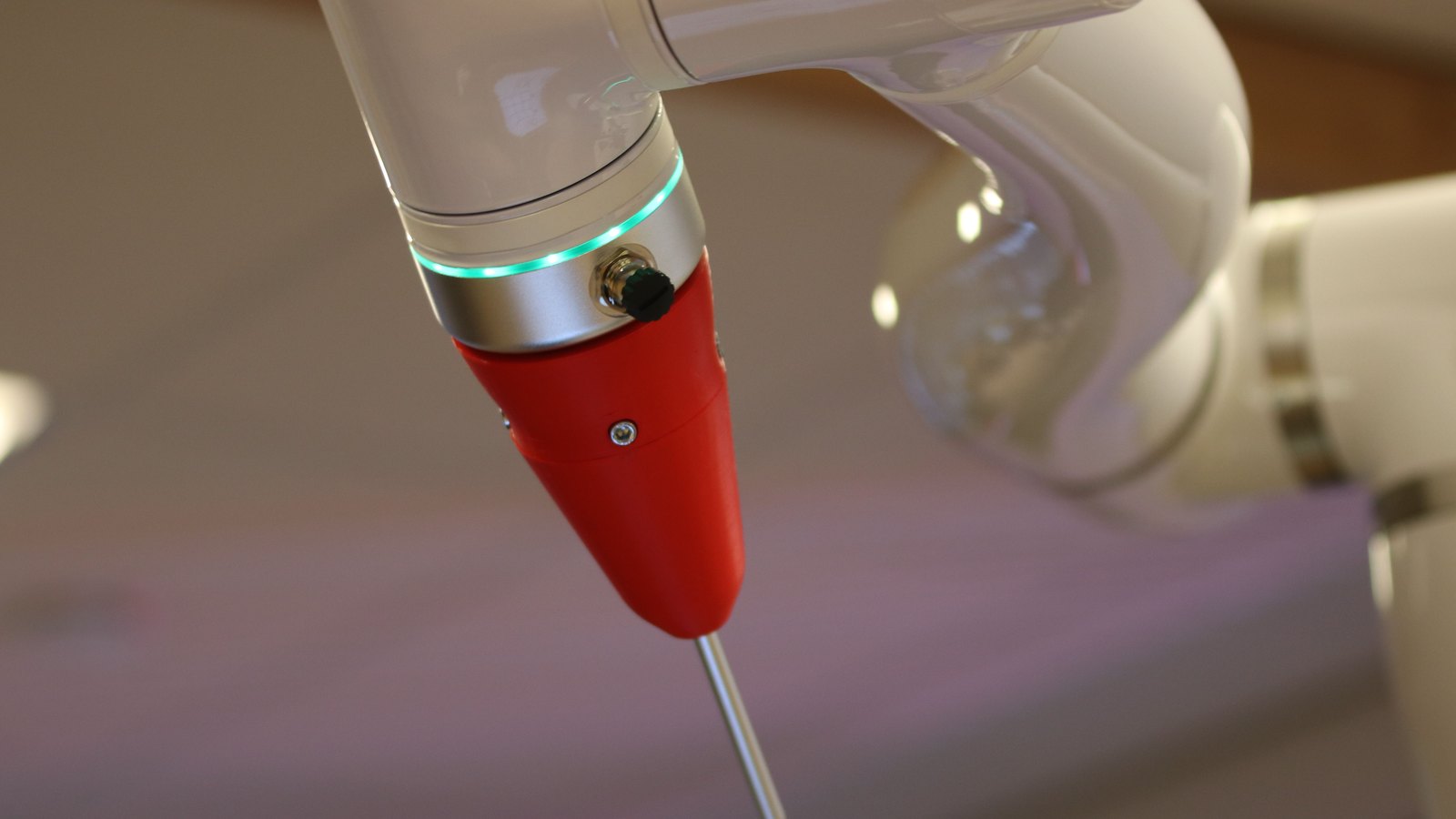 A photograph illustrating robotic arm joint macro.