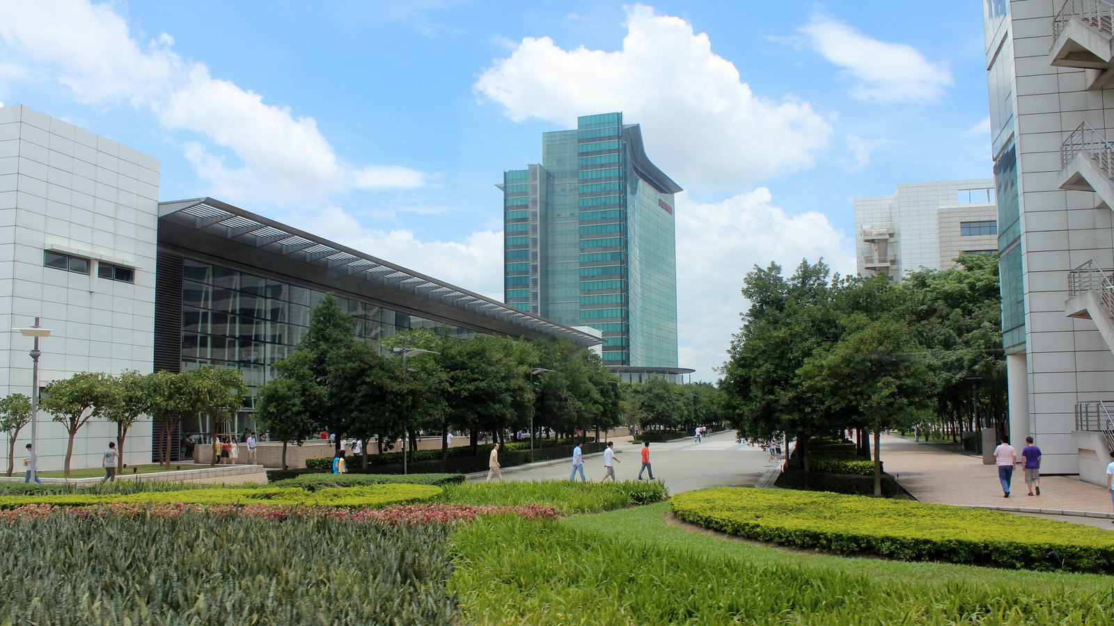 The Huawei headquarters campus in Bantian, Shenzhen.