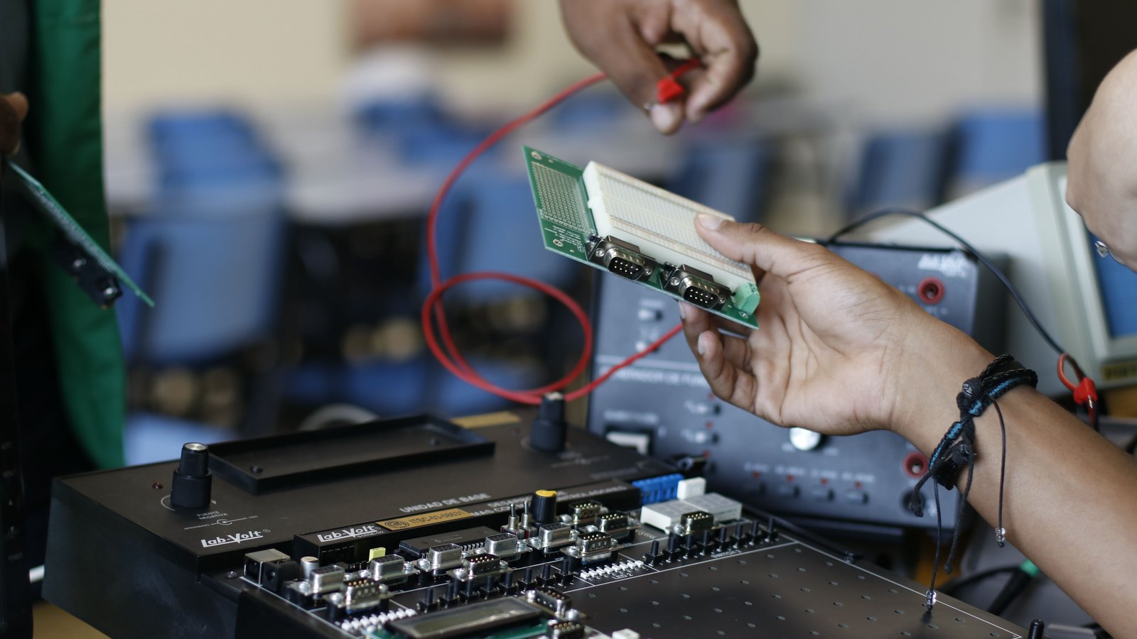 Electronic test equipment.
