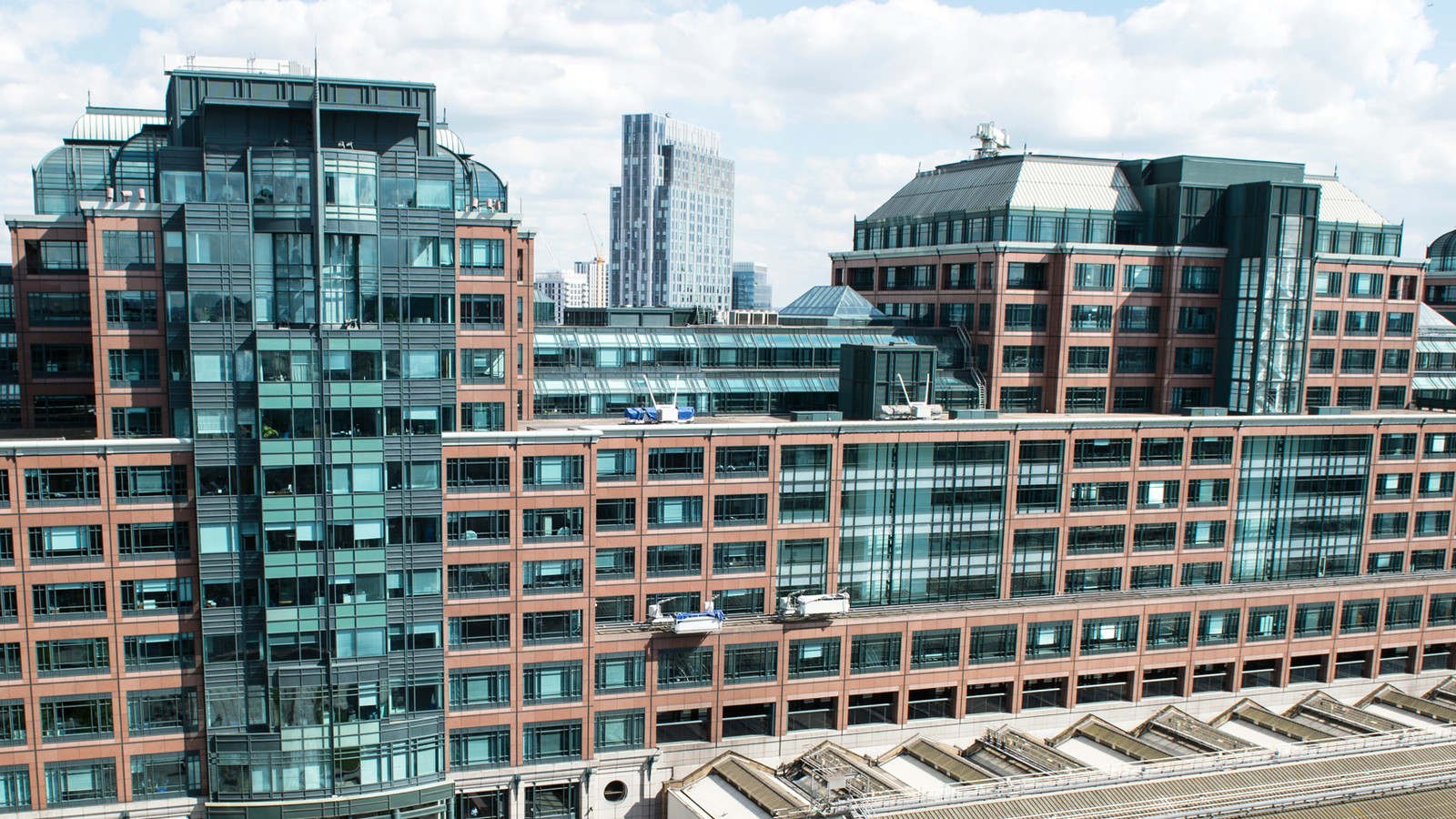 Upper floors of the EBRD former headquarters at Exchange Square in London, photographed in 2015.