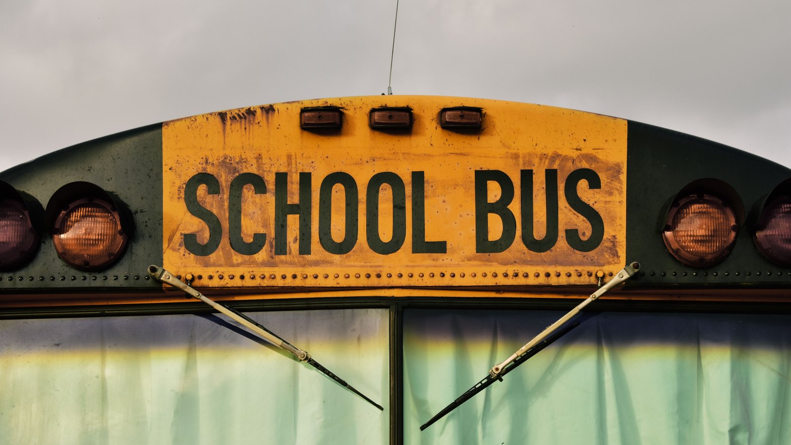 Close view of a yellow school bus; stock photo, not the Lehigh Acres crash