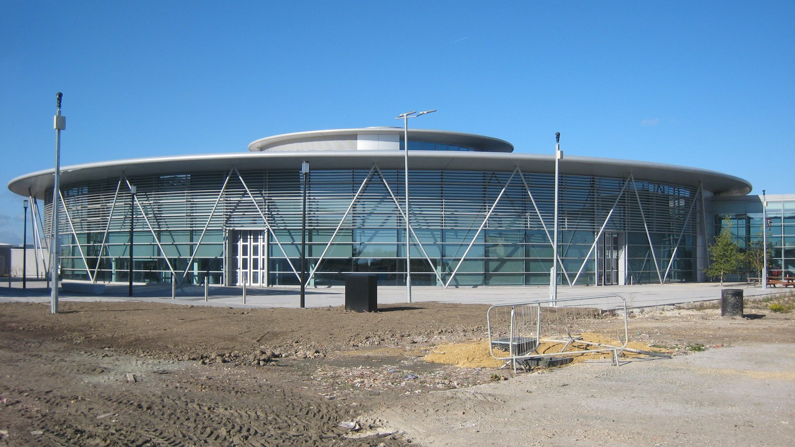 The AMRC 2050 building under construction at the Advanced Manufacturing Park in Rotherham.