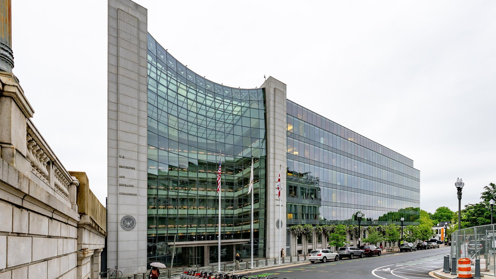 The United States Securities and Exchange Commission headquarters in Washington.