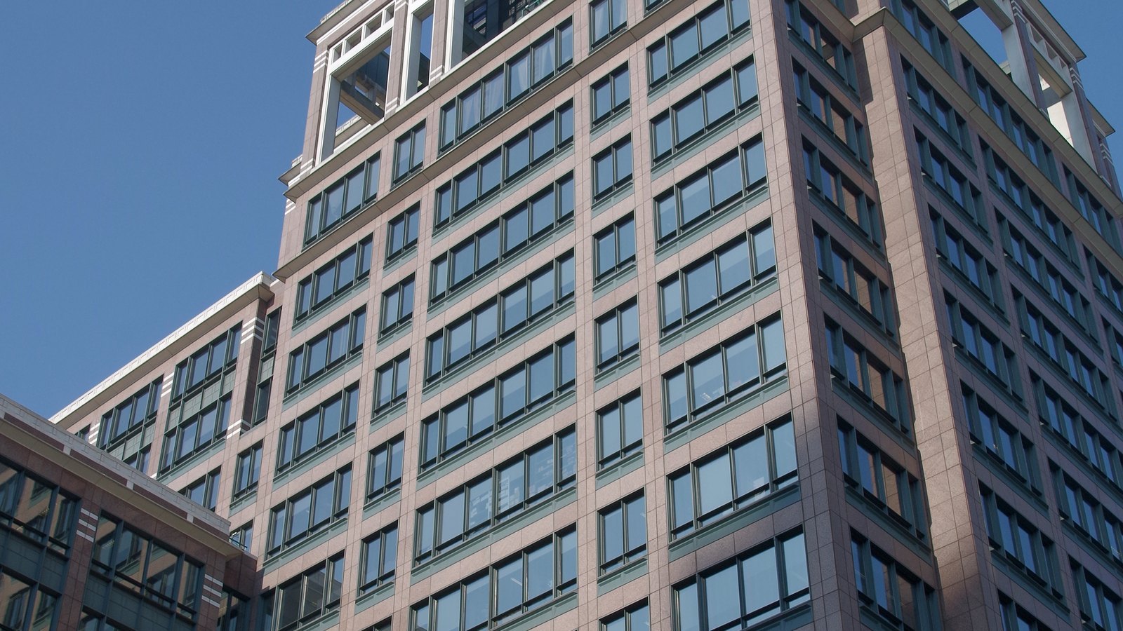 The upper floors of 25 Cabot Square, the London building that houses the Competition and Markets Authority.