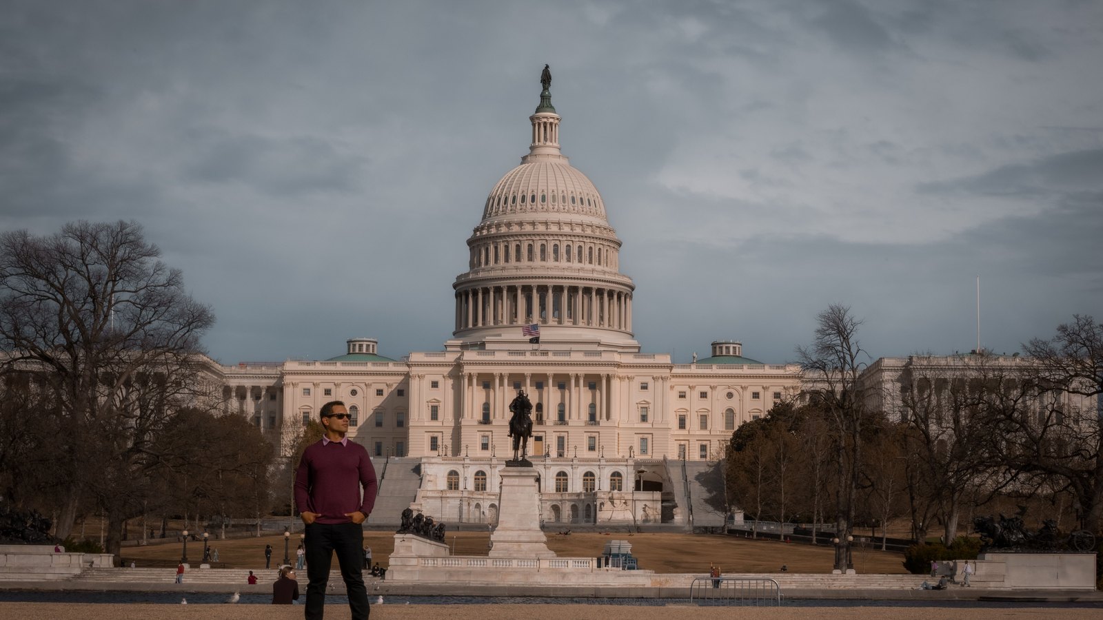 A photograph illustrating capitol building washington.