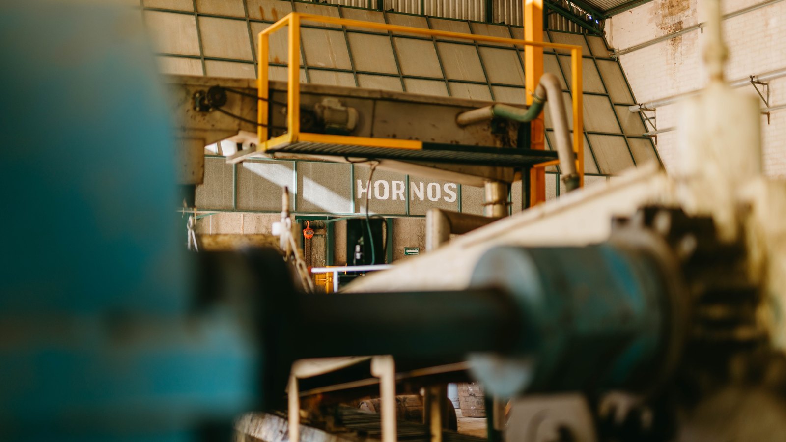An industrial manufacturing plant.
